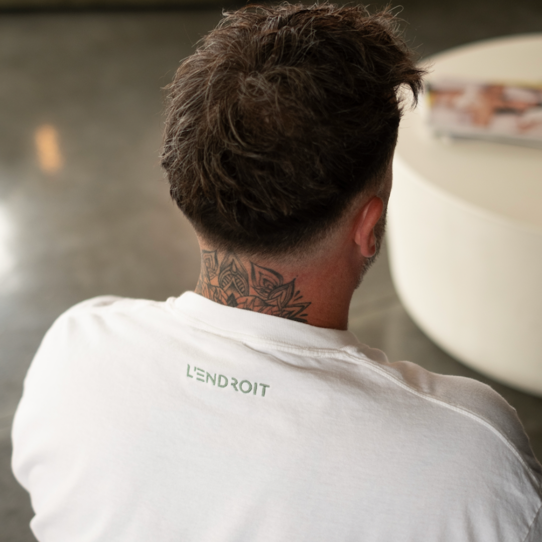 T-shirt blanc l’endroit